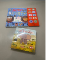 a set of two interactive children's books