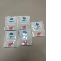 a set of five oolong tea bags