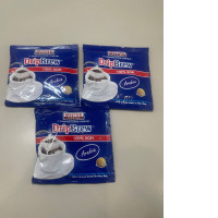 a set of three brewed coffee drip