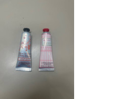 a set of two hand creams