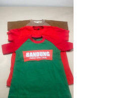 a set of three children's T-shirts