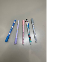 set of five pens