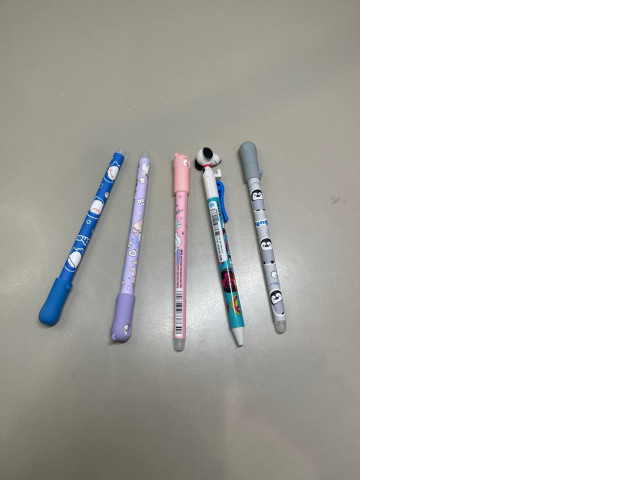 set of five pens set of five pens