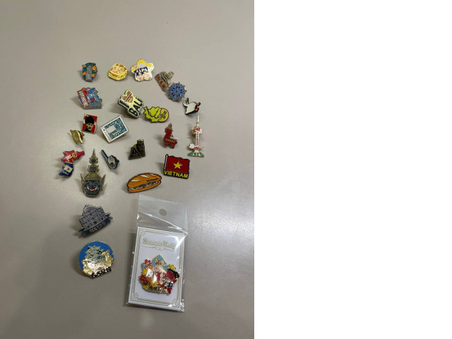 large set of 24 pins large set of 24 pins