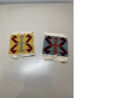 set of two mug coasters