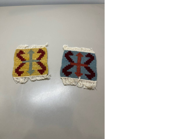 set of two mug coasters set of two mug coasters