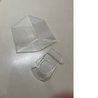 set of two acrylic holders