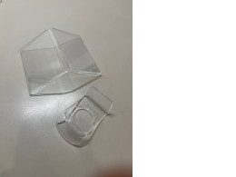 set of two acrylic holders