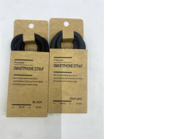 Set of 2 MUJI polyester smartphone straps with the following features: Set of 2 MUJI polyester smartphone straps with the following features: