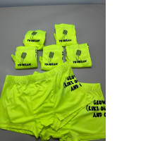 A set of seven panties