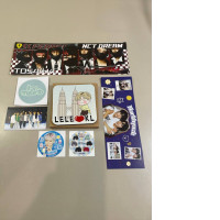 A mug coaster comes with six stickers.