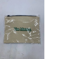 small canvas pouch or cosmetic bag with the text "You Matter"
