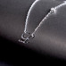 Loft L-shaped necklace (rhodium plated) Loft L-shaped necklace (rhodium plated)
