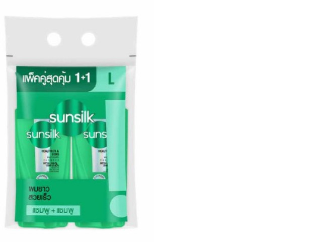 Set of 2 Sunsilk Healthier & Longer Hair Shampoo (Green) 325ml Twin Pack Set of 2 Sunsilk Healthier & Longer Hair Shampoo (Green) 325ml Twin Pack