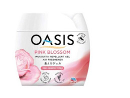 Set of 3 Oasis Gel, Pink Blossom Scent, 180 grams (Mosquito Repellent Formula) Set of 3 Oasis Gel, Pink Blossom Scent, 180 grams (Mosquito Repellent Formula)