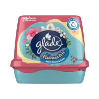 GLADE ESSENCE ELITE air freshener gel, 180 grams, White Rose and Peony scent.