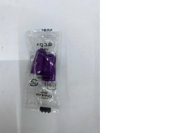 Purple foam earplugs