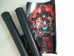 Set of tubes and 2 Netflix posters