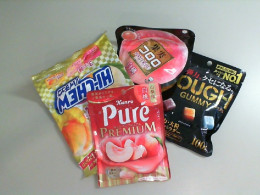 Set of 4 Korean jelly candies