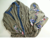 Green dress with a belt