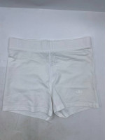 Adidas Originals white workout shorts for women.