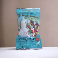 Madame Heng Snowman Soap, 1 bar, 30 grams.