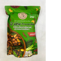 Stir-fried beans and fish, combined.