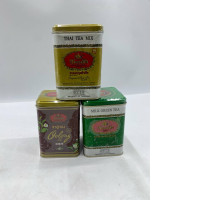 Set of 3 Cha Tra Mue brand Oolong tea, flavored green tea powder, instant tea powder. 