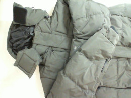 Men's green down jacket