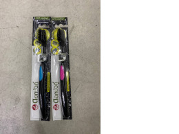 set of 2 Twin Lotus Bamboo Charcoal Toothbrush