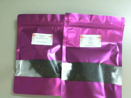 A set of 2 types of loose leaf tea, Tea GaBa Thailand. Tea Ride puer GuShu Mae Nam Khun. Ruanzhi Dong Fan Ren