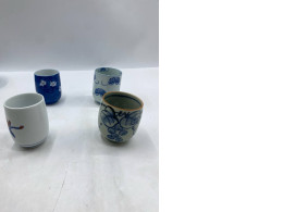 Set of 4 Tall Japanese teacup/cup. Set of 4 Tall Japanese teacup/cup.