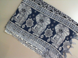 Beach coverup with elephants