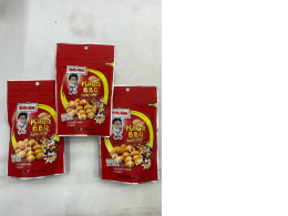 Set of 3 Koh Kae Crispy Roasted Peanuts, Barbecue Flavor, 65 grams 