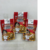 Set of 3  Koh-Kae Sriracha Chilli Sauce Flavour Coated Green Peas.  85g