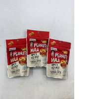 Set of 3  Koh-Kae Peanuts Mala Spicy Hot Pot Chinese Style Flavor Coated peanuts. 80g
