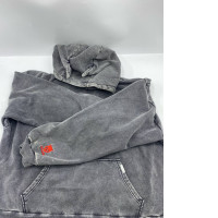 Gray hooded sweatshirt 