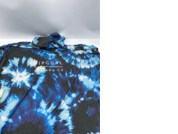 Blue hooded sweatshirt with black pattern Blue hooded sweatshirt with black pattern