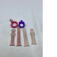 Set of 6 Silicone watch and watch strap.