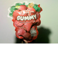 strawberry-flavored chewing candies from Mily