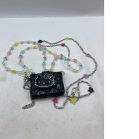 Black shoulder bag with Kitty design. Black shoulder bag with Kitty design.