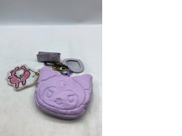 Sanrio Kuromi face shaped card case.