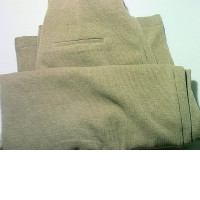 long woolen trousers