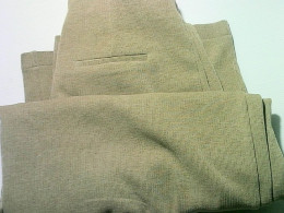 long woolen trousers