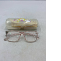 Eyeglasses and eyeglass cases.