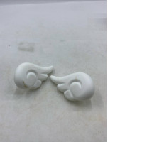 Set of 2 White plastic wings 