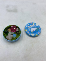 Set of 6 Metal box for dice 