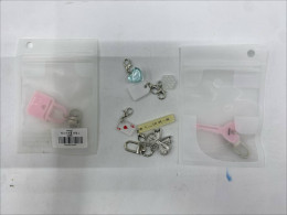 set of 3 Decorative keychain charm.