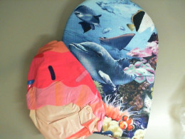 Swimming set, board and swimming ring