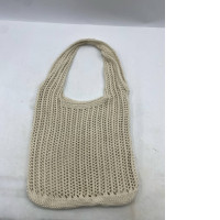 Crocheted yarn tote bag